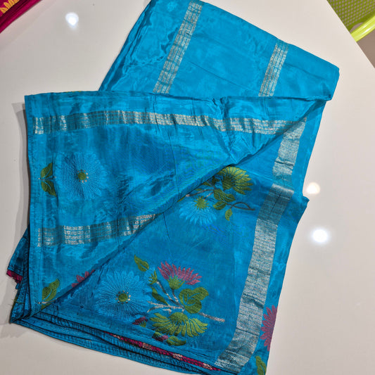 Premium quality soft Munga Crepe Silk saree