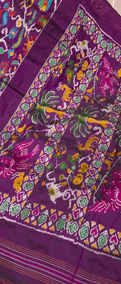 Pure handloom ikkath patola