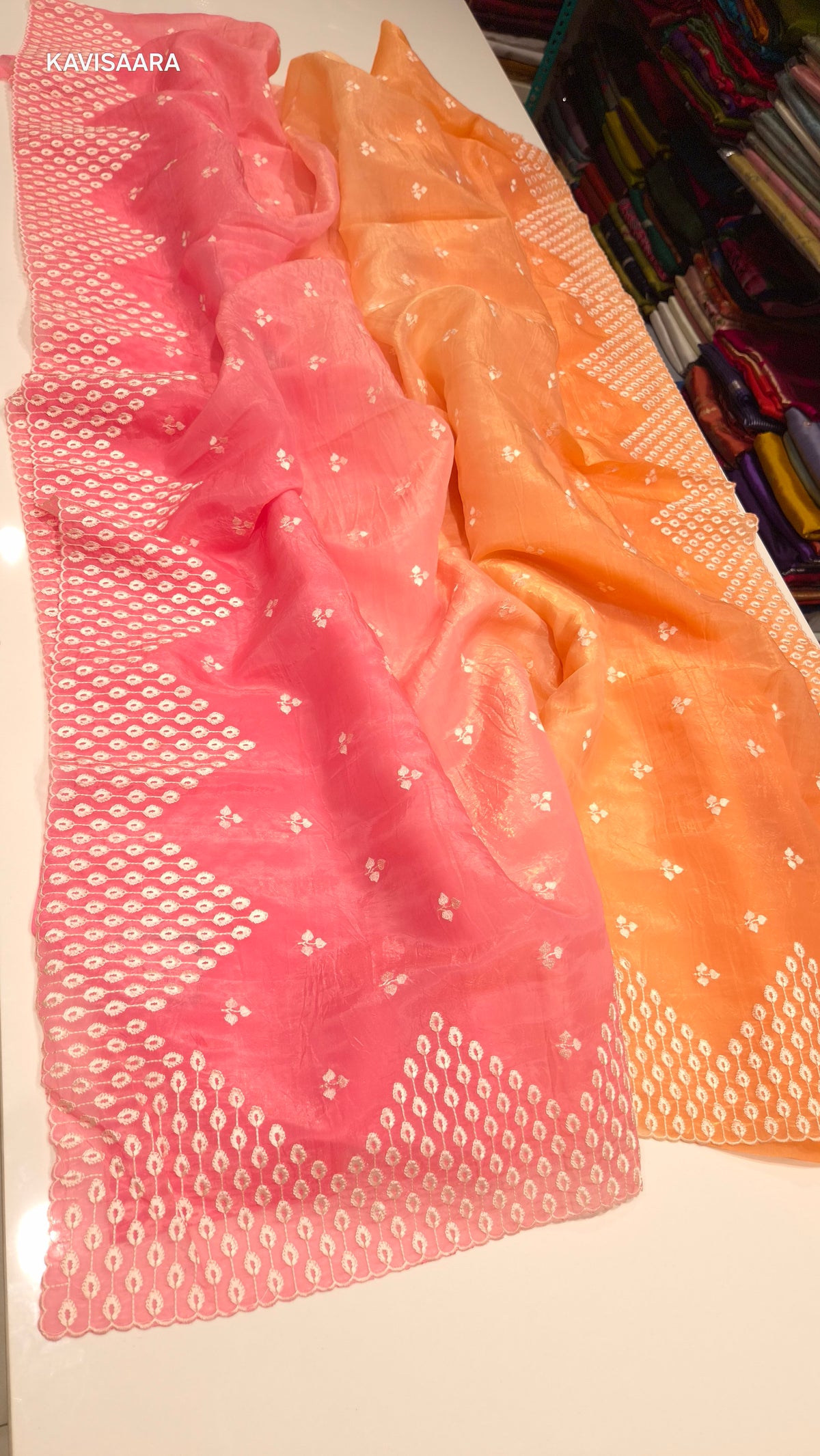 Pure Soft Organza Party wear Sarees