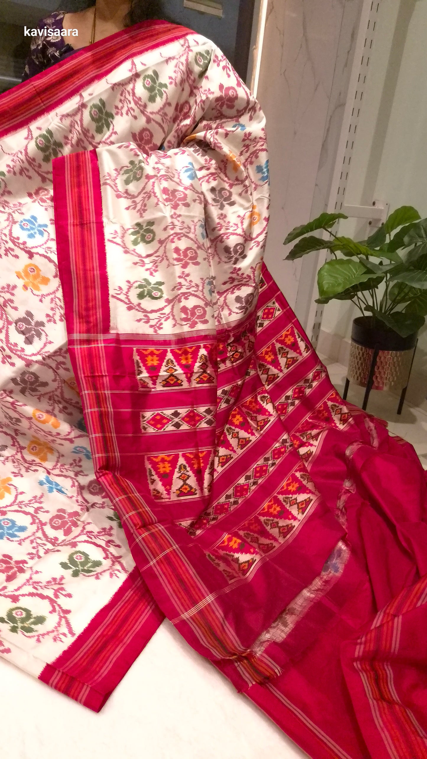 Pure handloom ikkath patola sarees