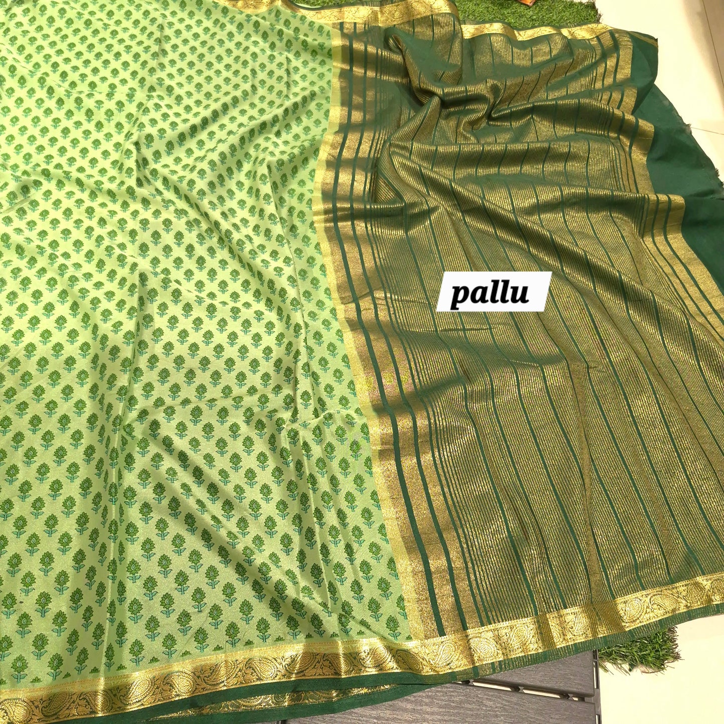 Exclusive Mysore Crepe Silk Saree