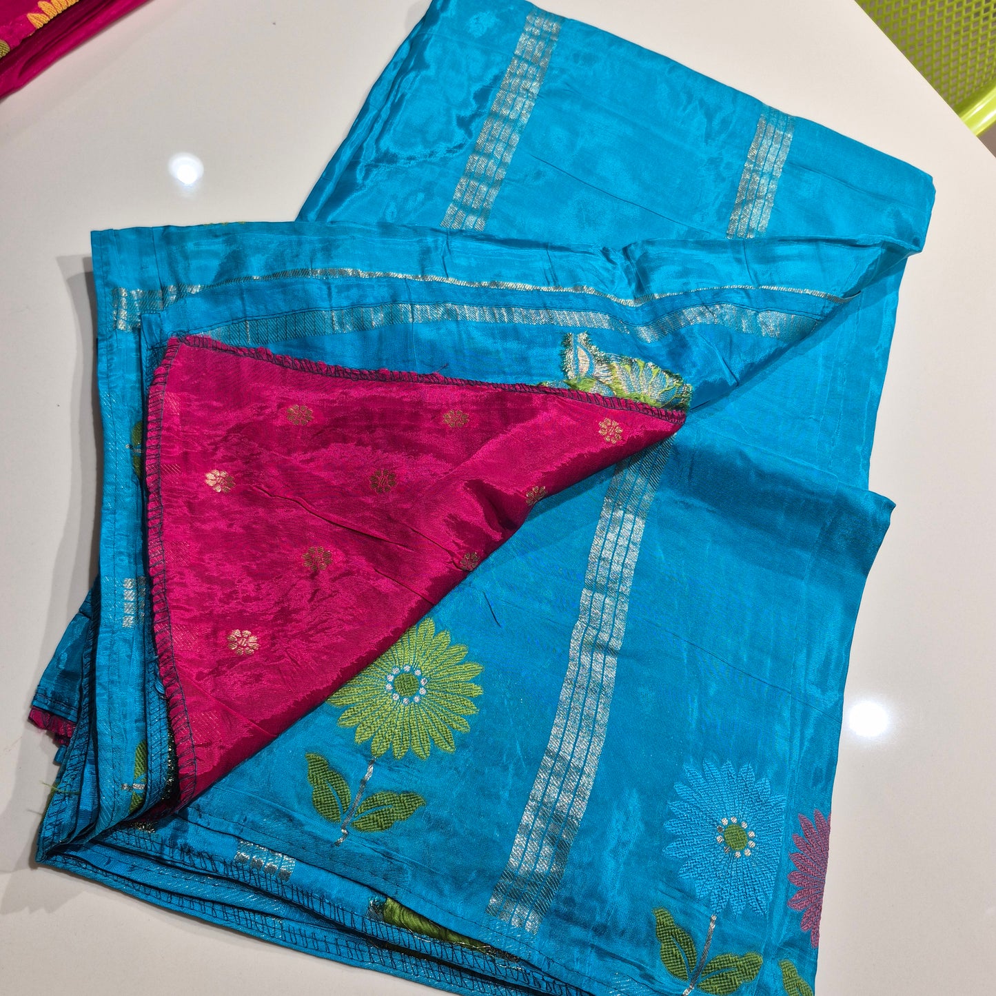 Premium quality soft Munga Crepe Silk saree