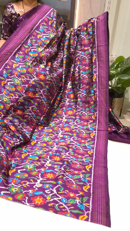 Pure handloom ikkath patola