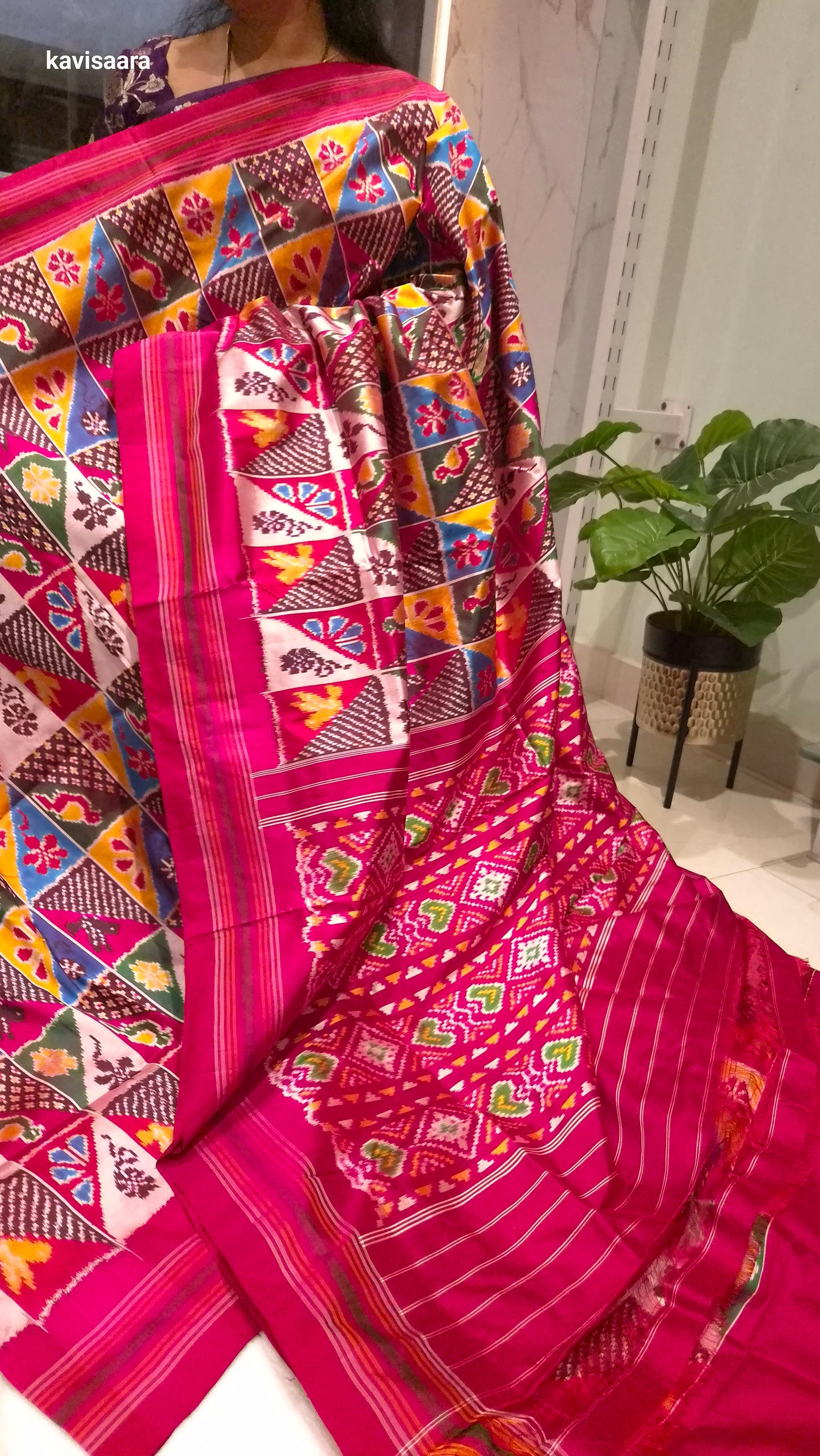 Pure handloom ikkath patola sarees