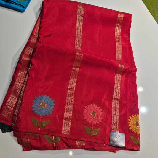 Premium quality soft Munga Crepe Silk saree