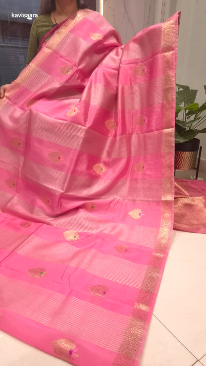Pure chiniya silk saree